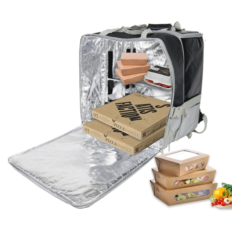 Bom/One-Stop Service Fast Food Bag Box Pizza Delivery Bags