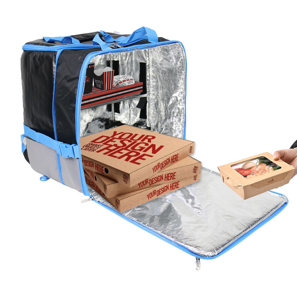 Motorcycle Uber Eats Pizza Delivery Food Bag