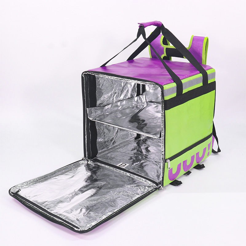 front opening insulated delivery bag, large capacity food delivery bag, hot food bag, cold food bag, customizable delivery bag, logo printed delivery bag, bulk delivery bag, bicycle delivery bag, scooter delivery bag, restaurant delivery bag, caterin