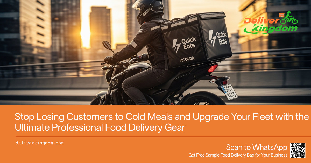 Hentikan Kehilangan Pelanggan karena Makanan Dingin dan Tingkatkan Armada Anda dengan Perlengkapan Pengiriman Makanan Profesional Terbaik