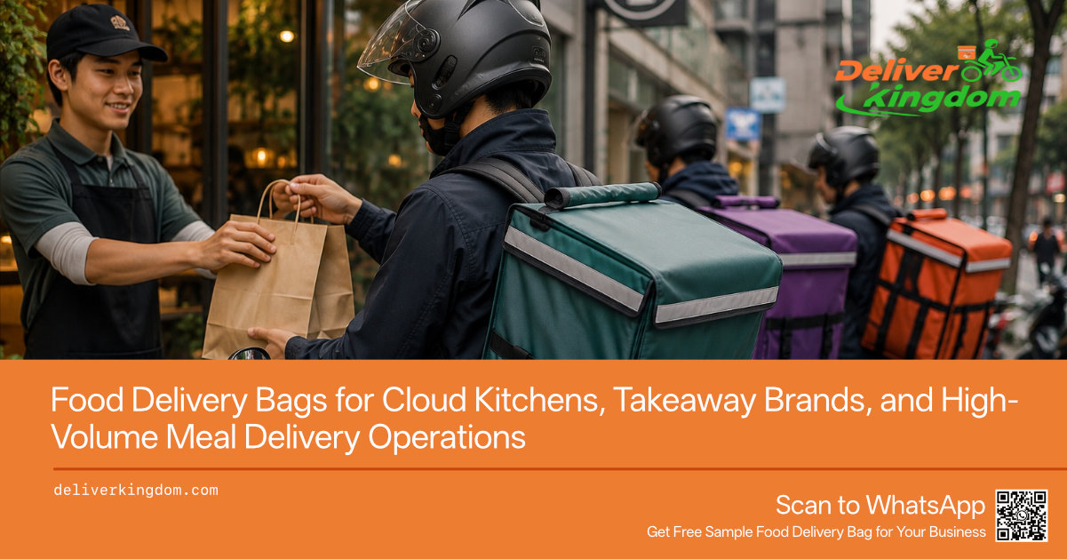Bag Pengantaran Makanan untuk Dapur Cloud, Merek Bawa Pulang, dan Operasi Pengantaran Makanan dengan Volume Tinggi