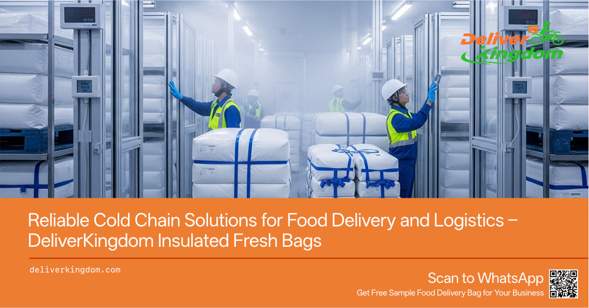 Solusi Rantai Dingin yang Andal untuk Pengiriman dan Logistik Makanan – DeliverKingdom Insulated Fresh Bags