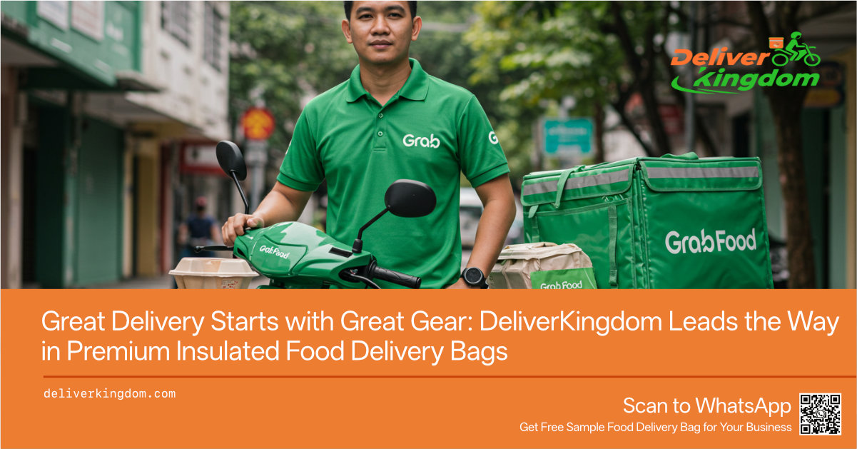 Pengiriman Hebat Dimulai dengan Peralatan Hebat: DeliverKingdom Memimpin dalam Tas Pengiriman Makanan Berinsulasi Premium