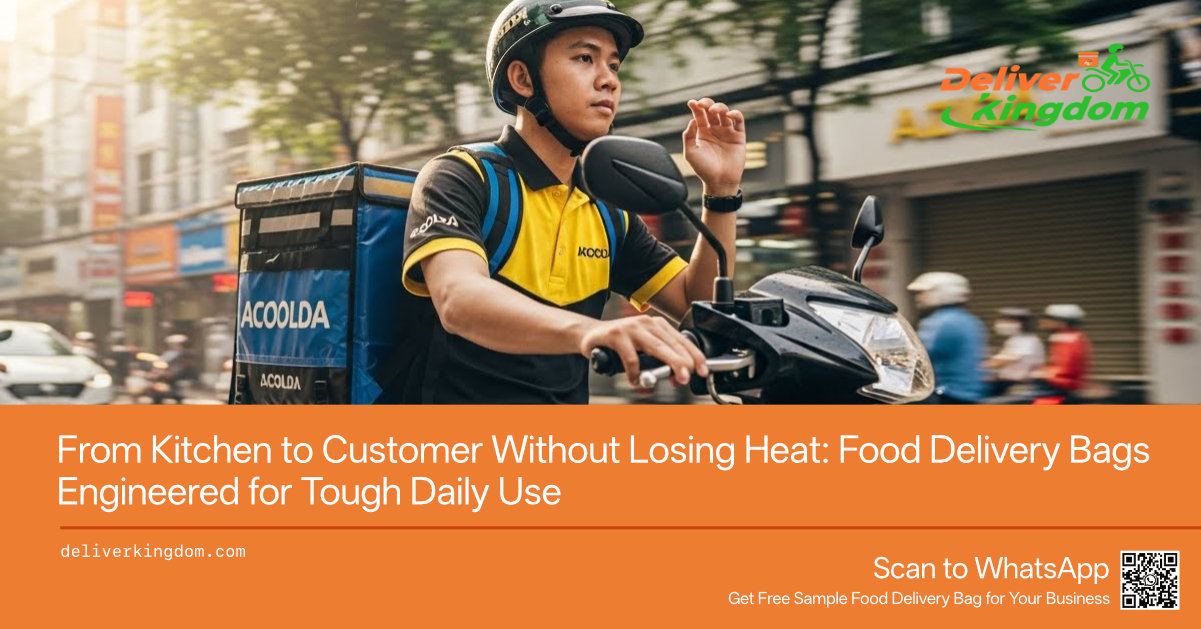 Dari Dapur ke Pelanggan Tanpa Kehilangan Panas: Tas Pengiriman Makanan yang Dirancang untuk Penggunaan Sehari-hari yang Berat