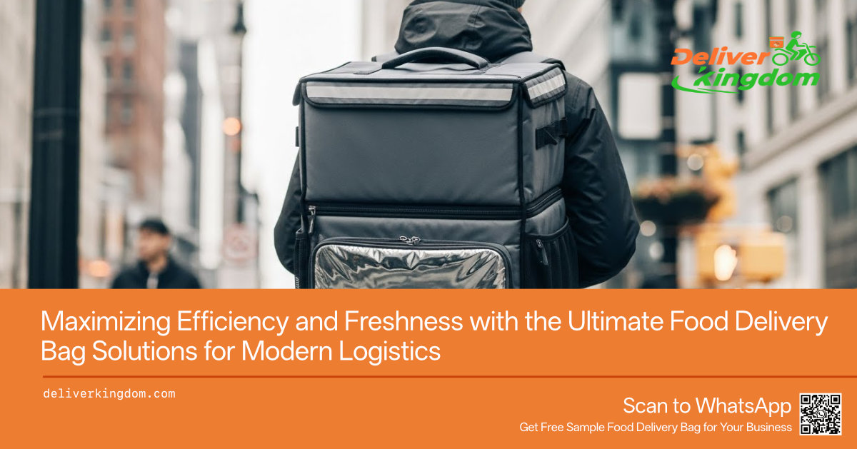 Memaksimalkan Efisiensi dan Kesegaran dengan Solusi Tas Pengiriman Makanan Terbaik untuk Logistik Modern